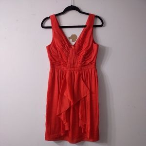 Elegant Red Midi Dress